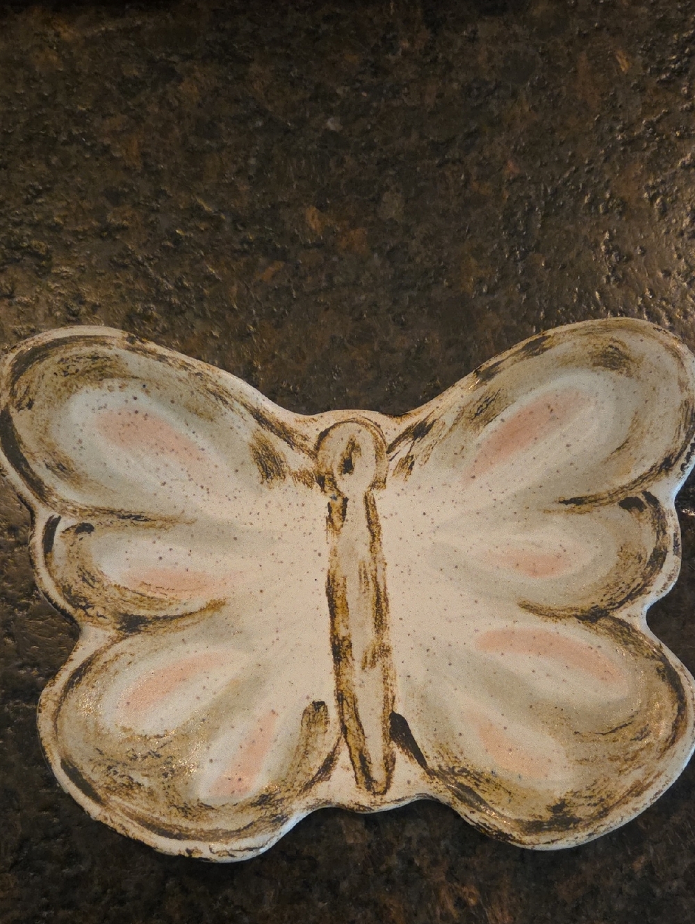 Etta B Pottery Butterfly Plate
